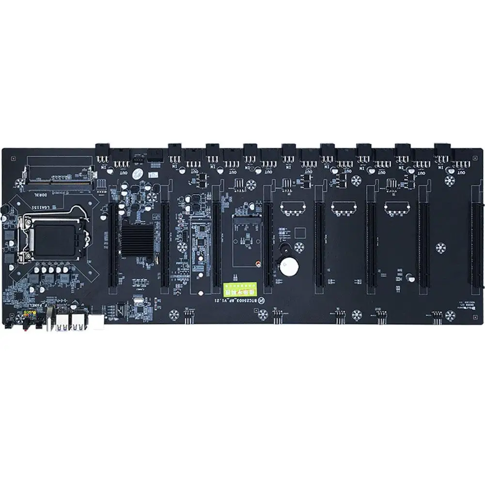 EastVita B250 системная плата материнская плата LGA 1151 DDR3 8 Графика карты SATA3.0 добыча материнская плата r20