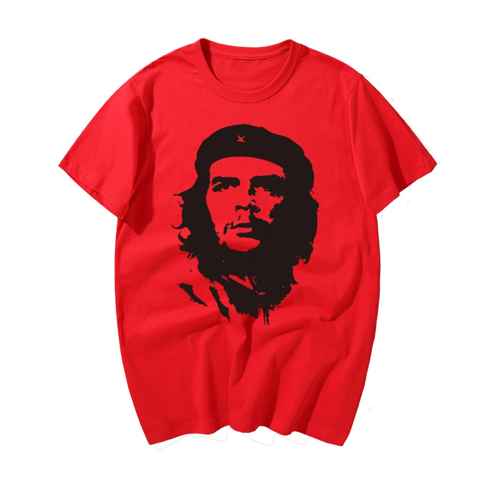 Мужская футболка с коротким рукавом Che Guevara Hero хлопковая Футболка принтом