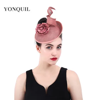

flower Fascinator Hat Women Headwear Ladies Headband for Kentucky Derby Cocktail Wedding Party 2018 New Arrival Multiple color