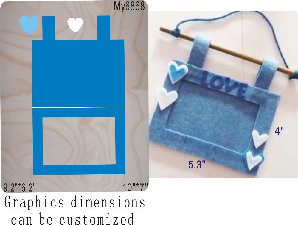 

Blue frame die cutting & Wooden dies ( // )