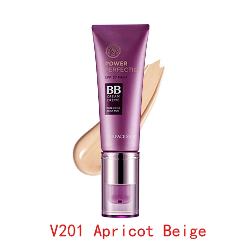 Корейская косметика power Perfection BB крем SPF37 PA++ 20 г консилер CC крем увлажняющий покрытие отбеливающая основа для макияжа лица - Цвет: V201 Apricot Beige