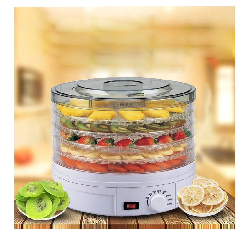 EU/UK/US Plug Food Dehydrator Fruit Vegetable Herb Meat Drying Machine