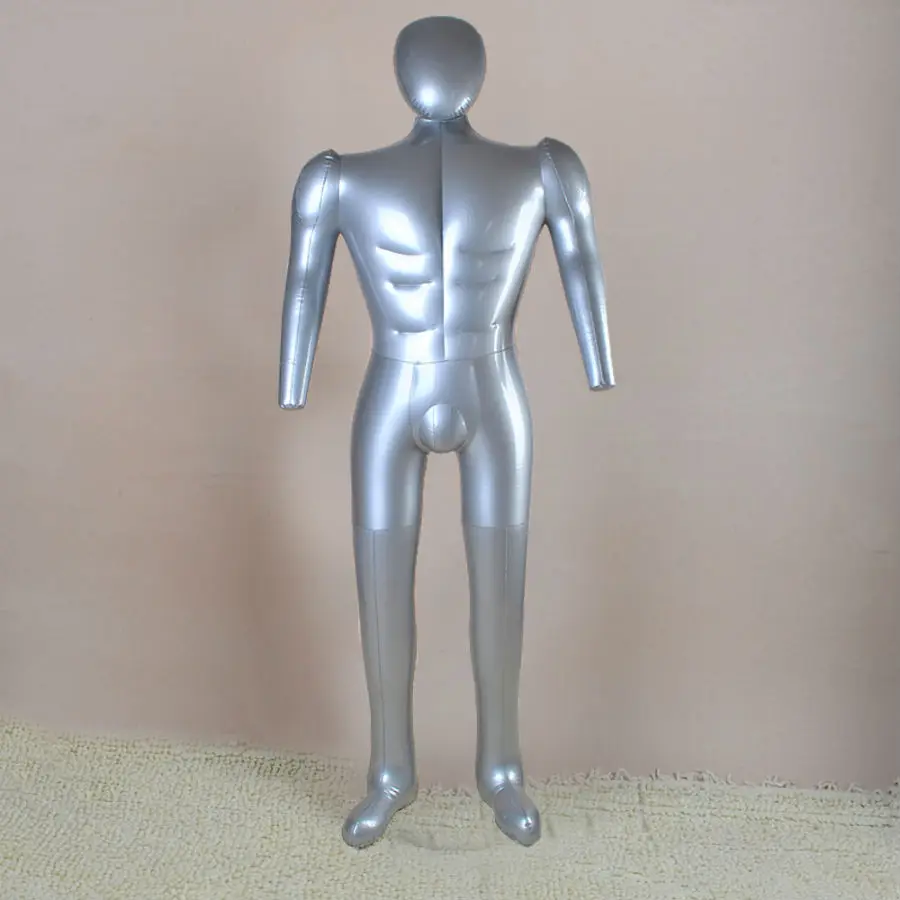 

New 1 Pc Man Whole Body With Arm Inflatable Mannequin Fashion Male Dummy Torso Model 1028 Free Shipping