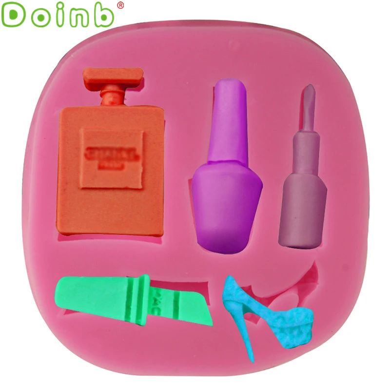 Cosmetics Makeup Tools Silicone Molds Chocolate Cake Fondant Mold Fimo