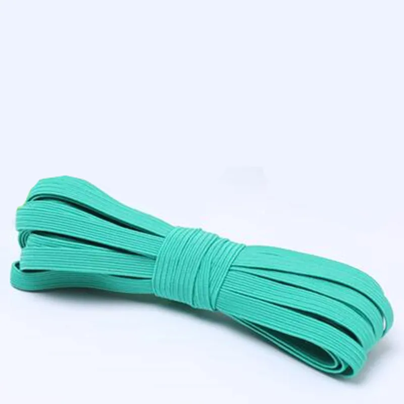 Горячая Красочные высоко-эластичные круглые резинки 6 мм канатная Резиновая лента линия спандекс лента поясная лента Одежда аксессуары ty5bb5627 - Цвет: youth green