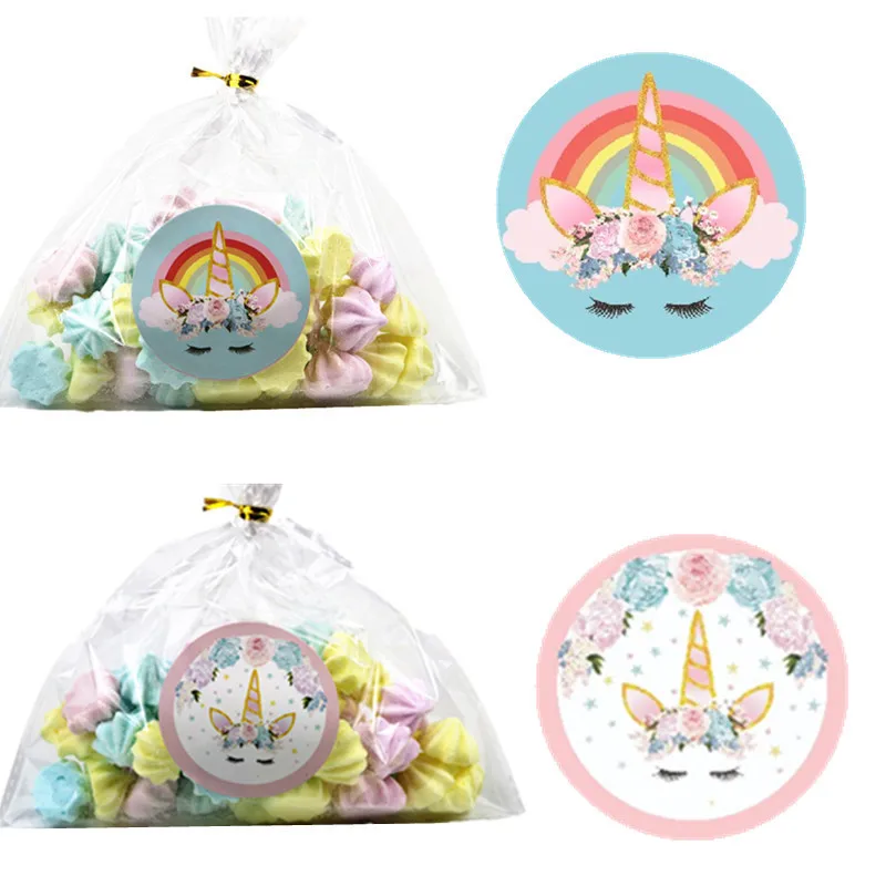 

DIY Unicorn Bottle Sticker Wedding Candy Box Sticker Unicorn Happy Birthday Party Decorations Unicorn Bottle Label Stickers