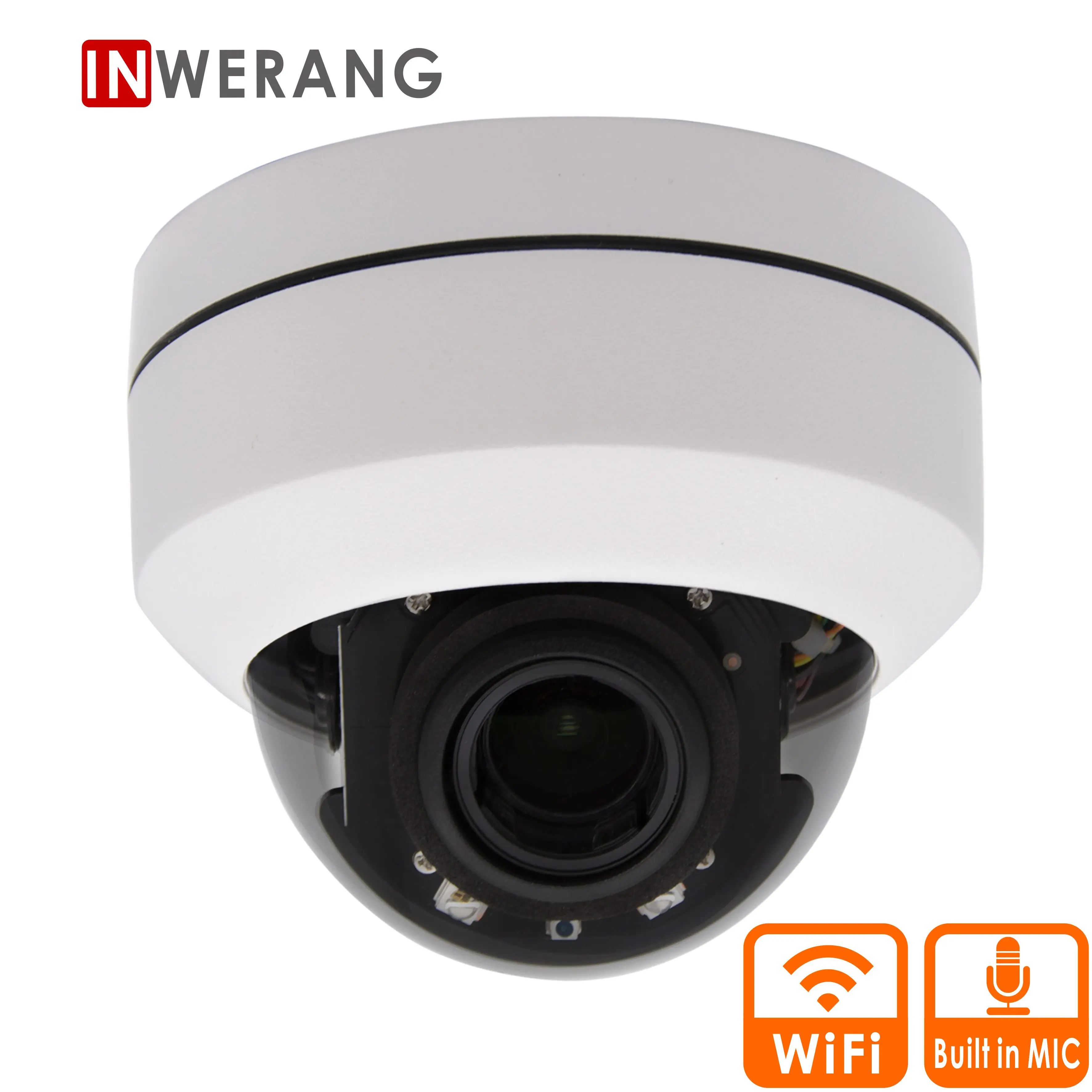 Inwerang 1080 P 5X HD зум 2,7-13,5 мм PTZ купольная WI-FI IP Камера Indoor WI-FI наблюдения веб-камера поддержка 64 г SD карты