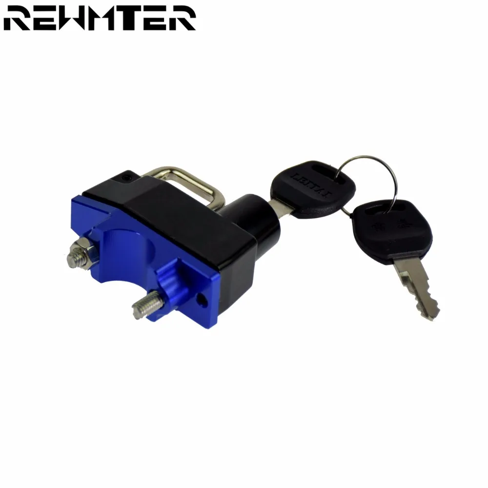 Motorcycle Universal Helmet Lock Blue For YAMAHA MT 09 Tracer 2016 For