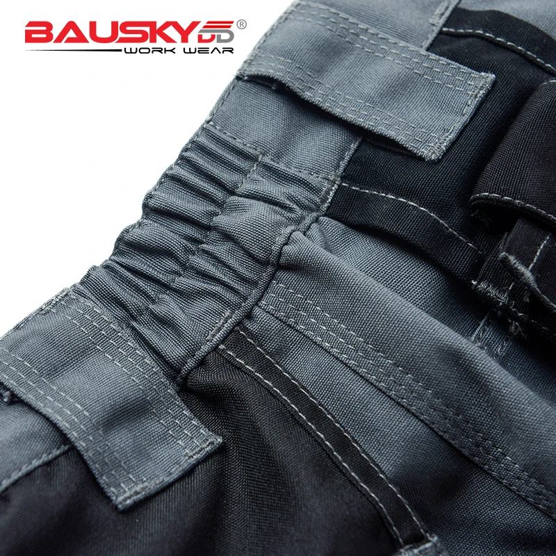 Bauskydd B131 защитная одежда рабочая одежда комбинезоны Рабочая одежда весна/осень брюки много инструментов одежда с карманами