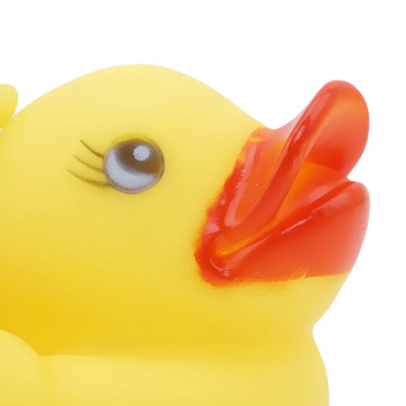 Детские водяные игрушки плавающая Желтая резиновая утка Ducky детская Ванна