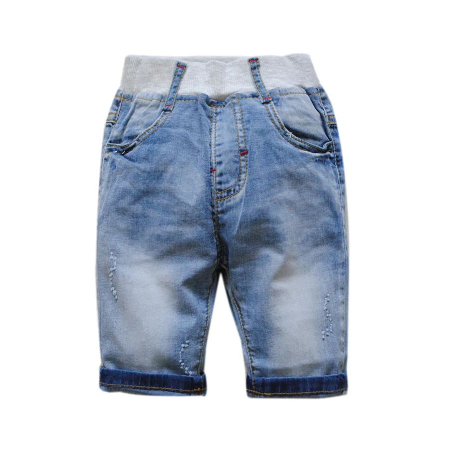 5979 summer baby shorts baby denim jeans shorts pants calf length 70