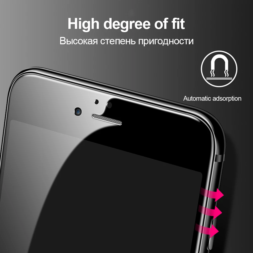 TOMKAS 6D Gebogene Kante Glas Für iPhone 6 6 s Screen Protector Gehärtetem Film Für iPhone 8 7 6 6