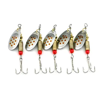 

YUZI 50pcs hard metal trolling spinner spoon fishing lures wobbler pike carp trout catfish fishing bait pesca fishing tackle