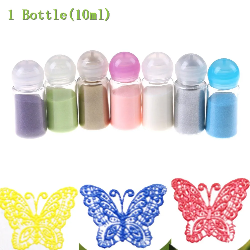 

10ml Hot Sell Metallic Paint Emboss Powder DIY Shiny Colour Embossing Pigment Stamping Scrapbooking Craft