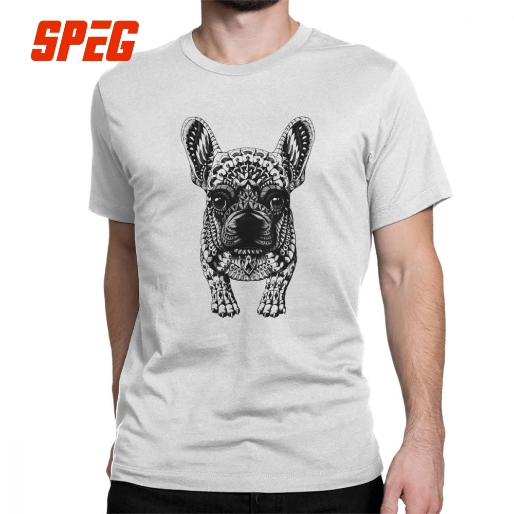 

Men's Frenchie French Bulldog Dog Lover T Shirt 100% Cotton Clothes Vintage Short Sleeve Tees 4XL 5XL 6XL T-Shirt Plus Size