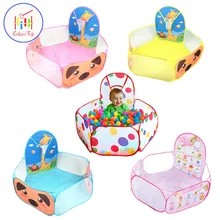 Детский складной Пластик Ocean бассейн с шариками детские, для малышей образования океан пул игры Открытый Крытый портативный игрушки палатка