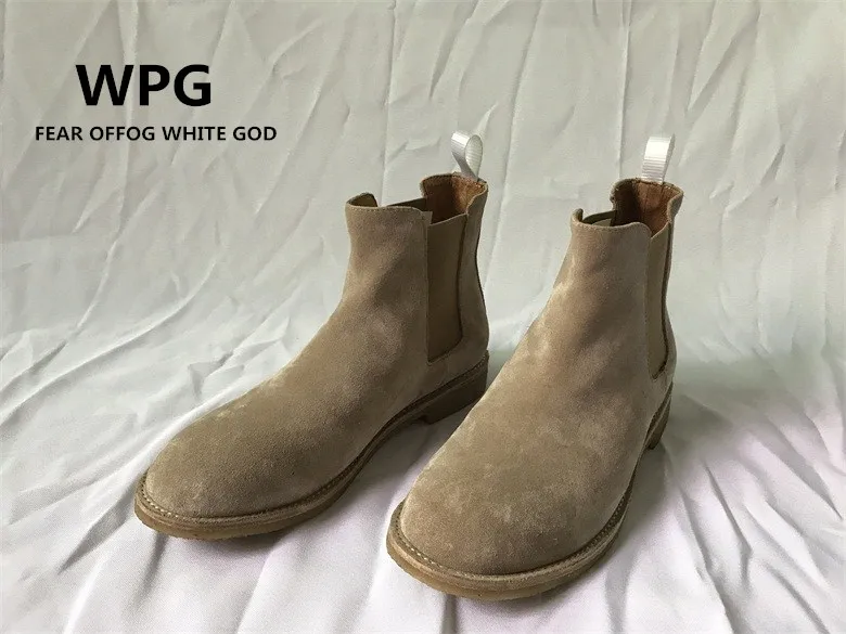

WPG 2018 Genuine Leather Men Boots, New Arrive Leather Men Chelsea Boots High Quality Men Ankle Boots