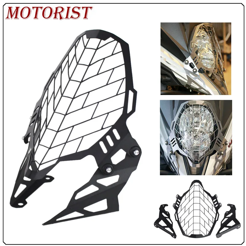 

Motorcycle headlight net protection cover Anti-fall protection cover for SUZUKI V-strom 650 VSTROM 650 2017 18 19