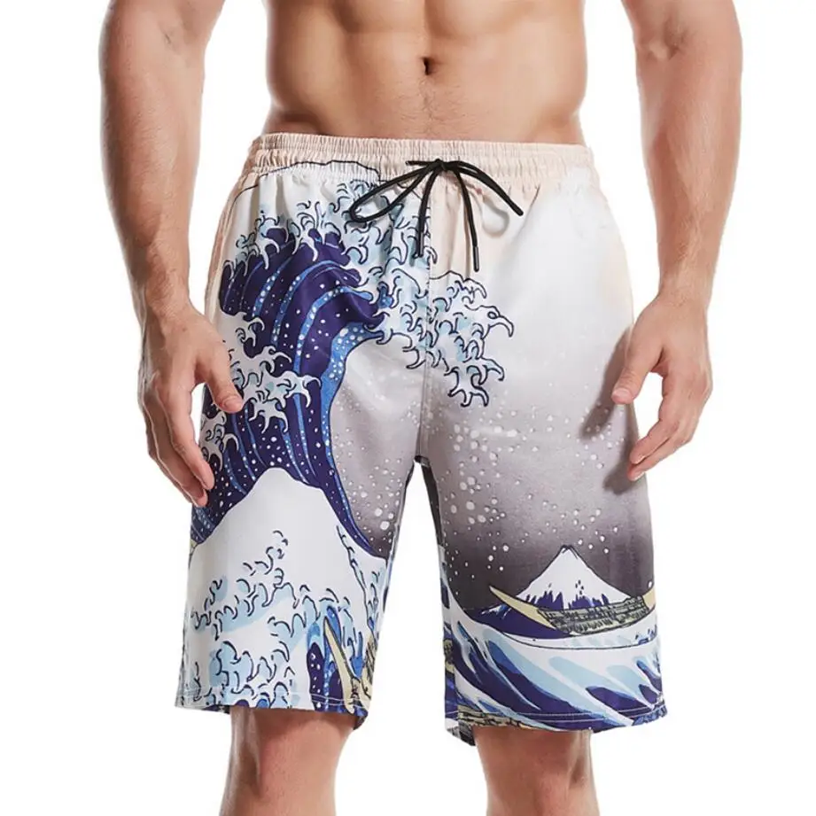 

blue green car 3xl 6xl quick dry plus size Beach Shorts Swimwear Men Swim Shorts Swimming men Swimsuit men bathing suit 313