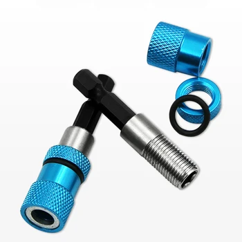 

Blue Quick Release Connecting Rod 6.35mm Shank Diameter 60mm Long With Magnetic Hexagon Detachable Connecting