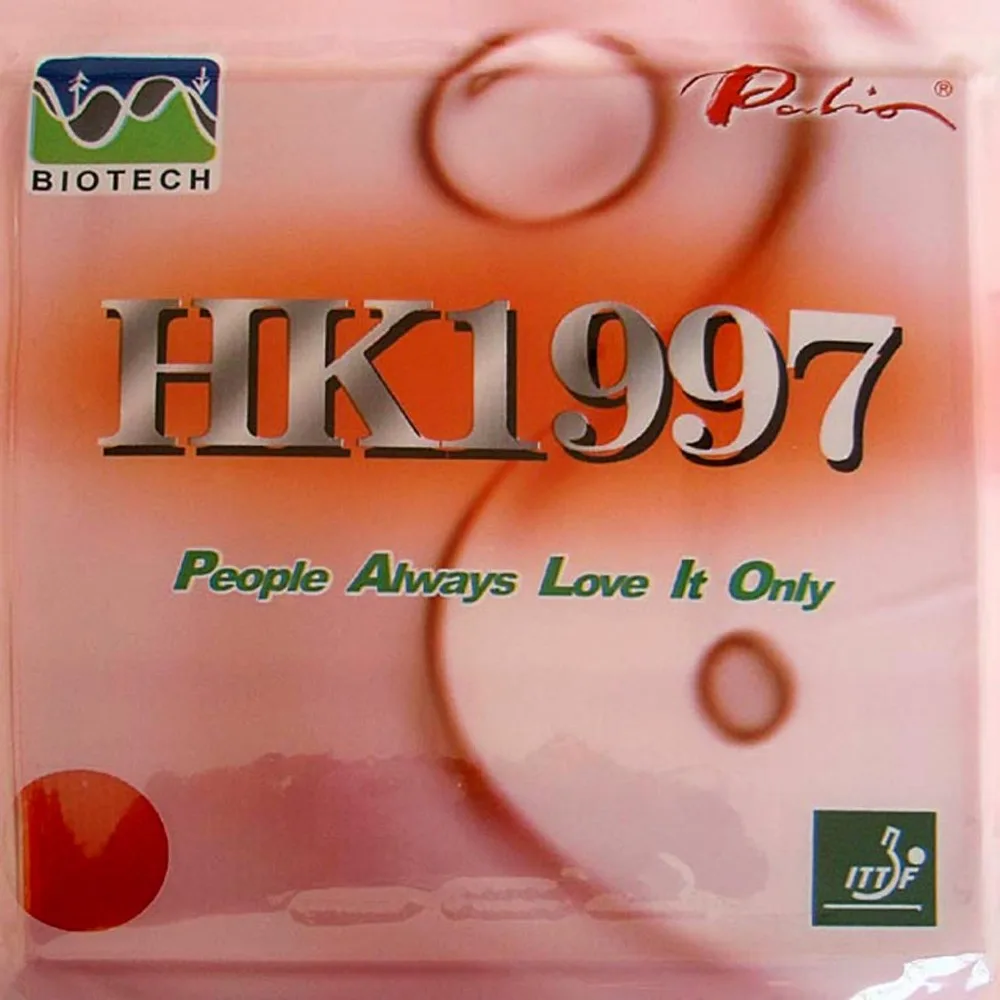 

Palio HK1997 Biotech Pips-in Table Tennis Rubber With Sponge H36-38 2.2mm