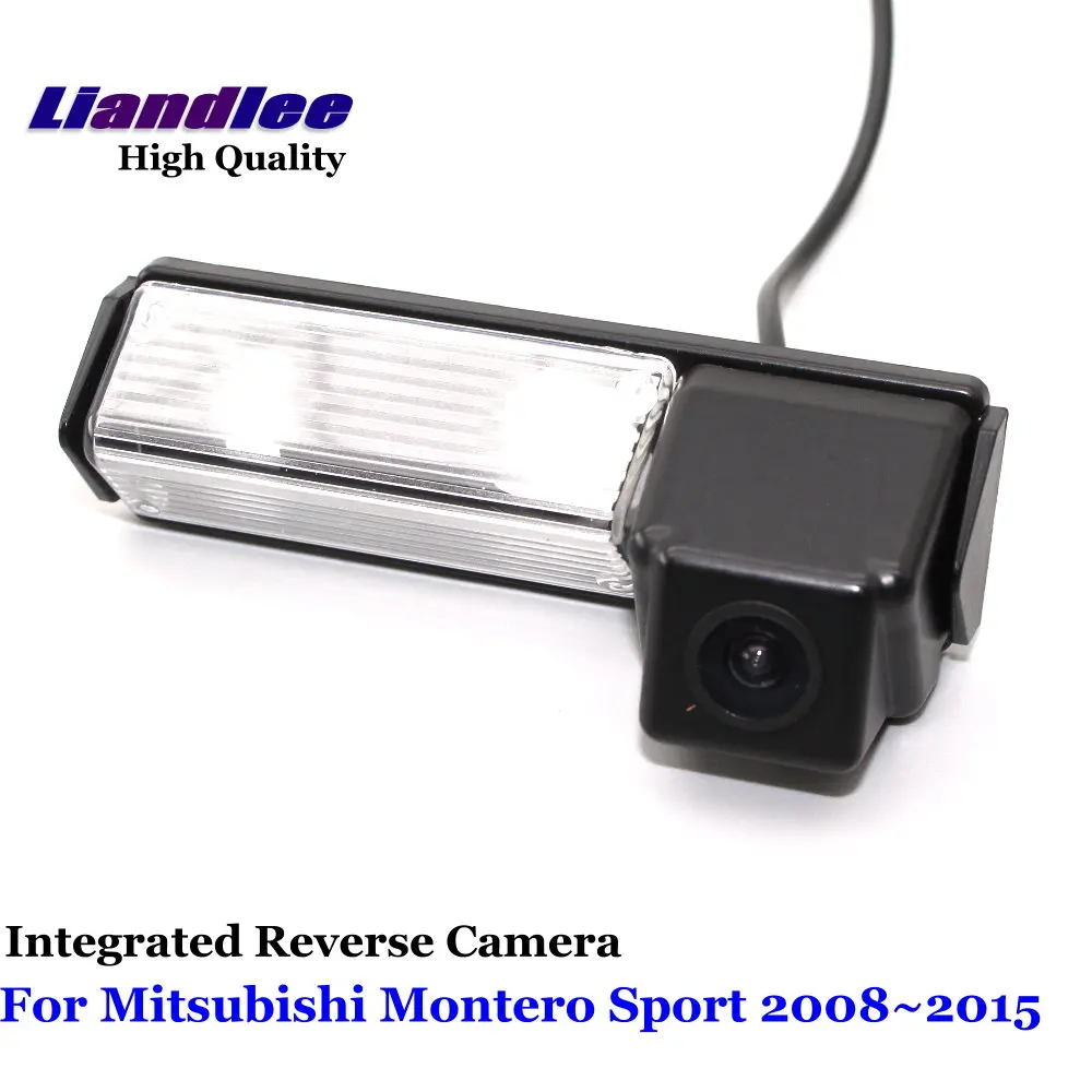 

For Mitsubishi Montero Sport 2008-2015 Car Reverse Camera Rear View Backup Parking Integrated OEM HD CCD CAM Accessories