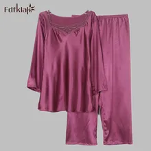 Пижама Для женщин летние из искусственного шелка и Сатина пижамы сексуальные Пижама пижамный комплект женская пижама ночная рубашка; одежда для сна Наборы для ухода за кожей Домашняя одежда e1187