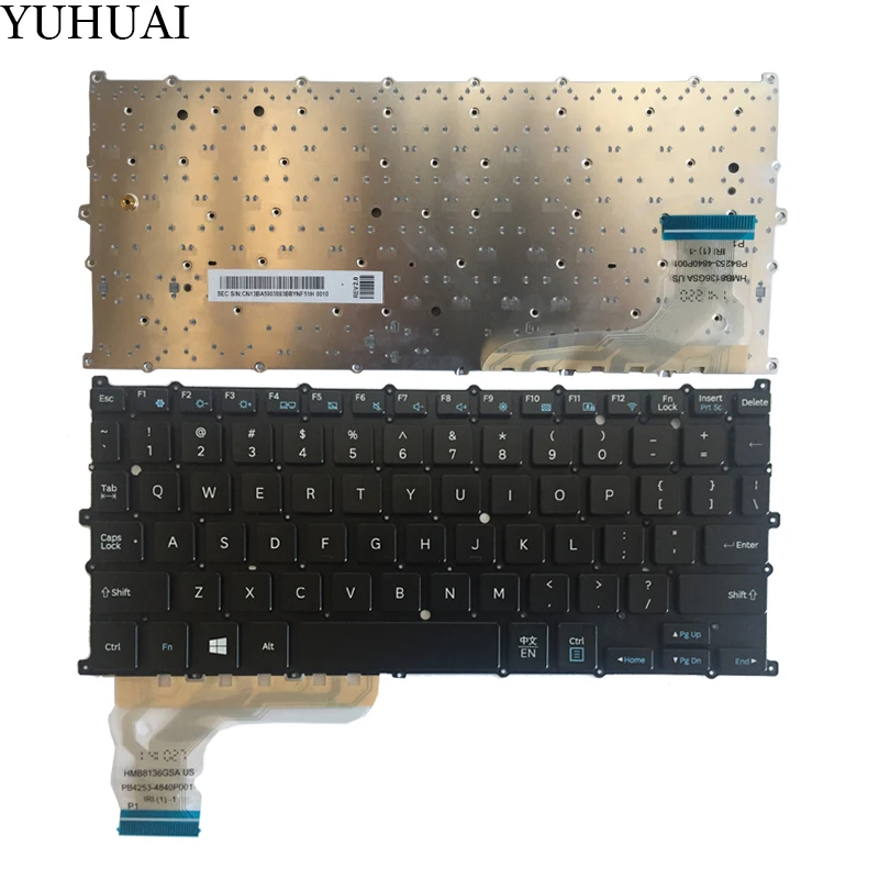 

NEW US Laptop Keyboard For Samsung 930X2K NP930X2K US keyboard black