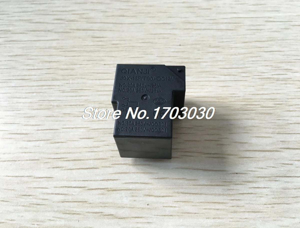 

JQX-15F(T90) Coil DC 12V 6 Pin 30A 250VAC/ 20A 28VDC PCB Power Relay