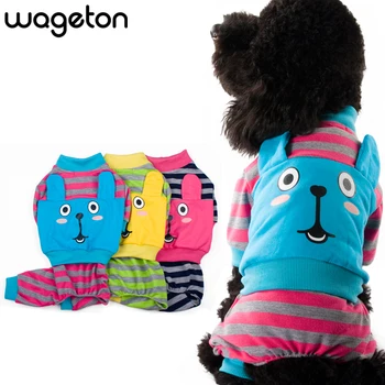 

Wageton Pet Clothing Jumpsuit "Surprised rabbit" Designer Dog Clothes Overalls Animal Products Supplies for Puppies Small Dogs