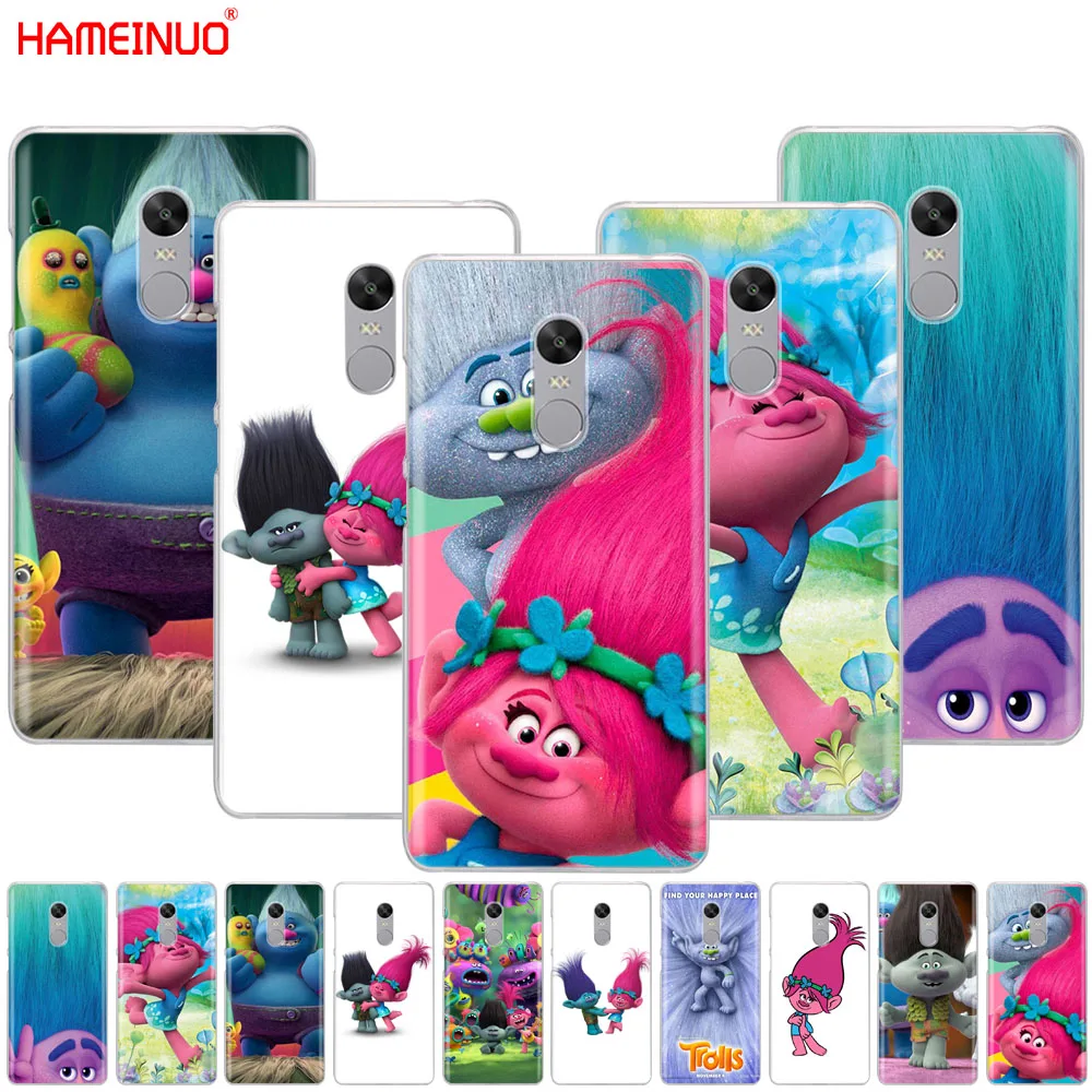 

HAMEINUO Trolls Poppy and branch Cover phone Case for Xiaomi redmi 5 4 1 1s 2 3 3s pro PLUS redmi note 4 4X 4A 5A