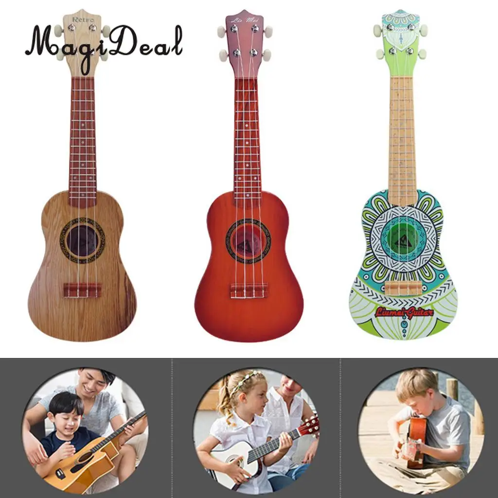 22inch Rhythm 4 String Beginners Ukulele Hawaii Accostic Guitar Musical Instruments Kids Educational Toy Music & Art Fun