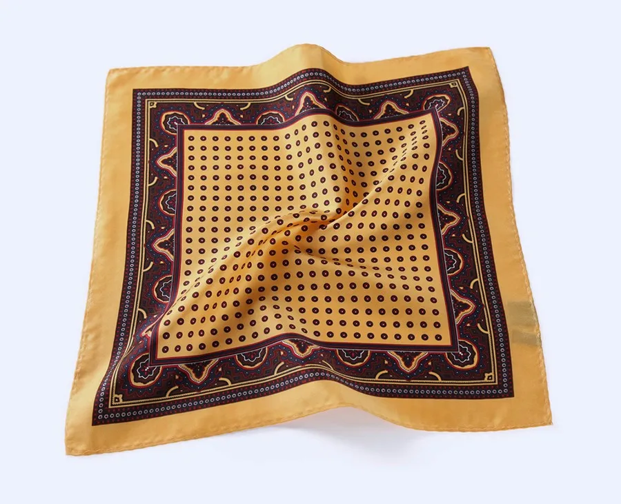 New-N281 HN28Y)  Yellow Red Polka Dot 35cm (9)