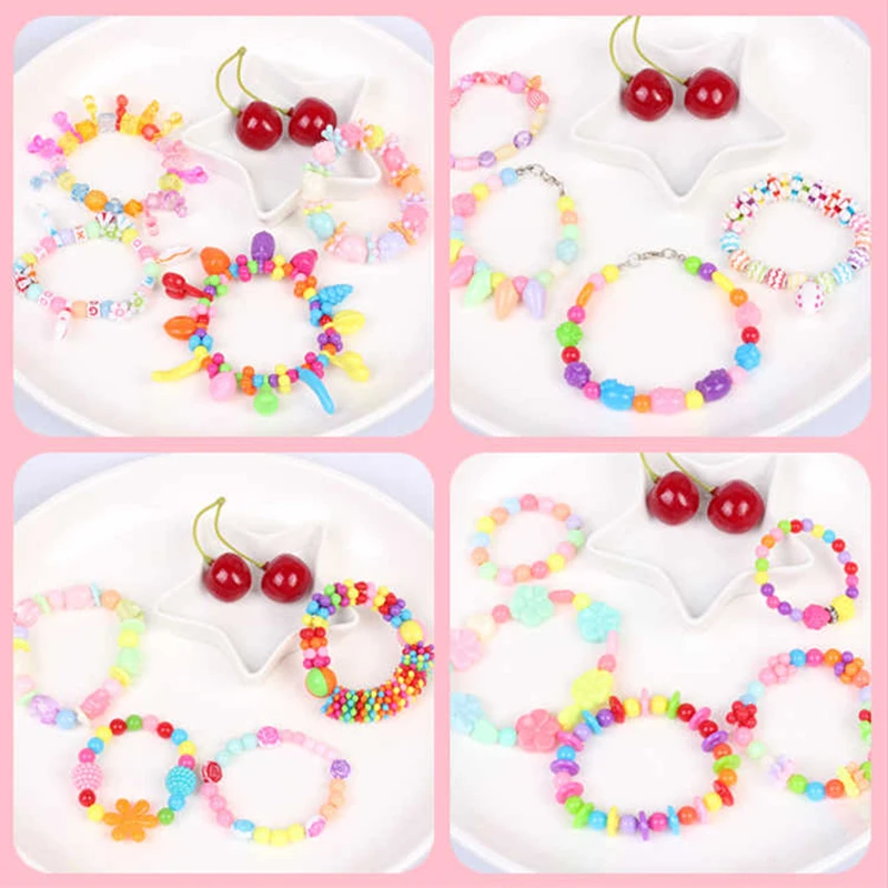 Diy бисер игрушки для детей ручной работы ожерелья, браслеты, ювелирные изделия Бисер для изготовления комплект hacer браслеты nina девушка