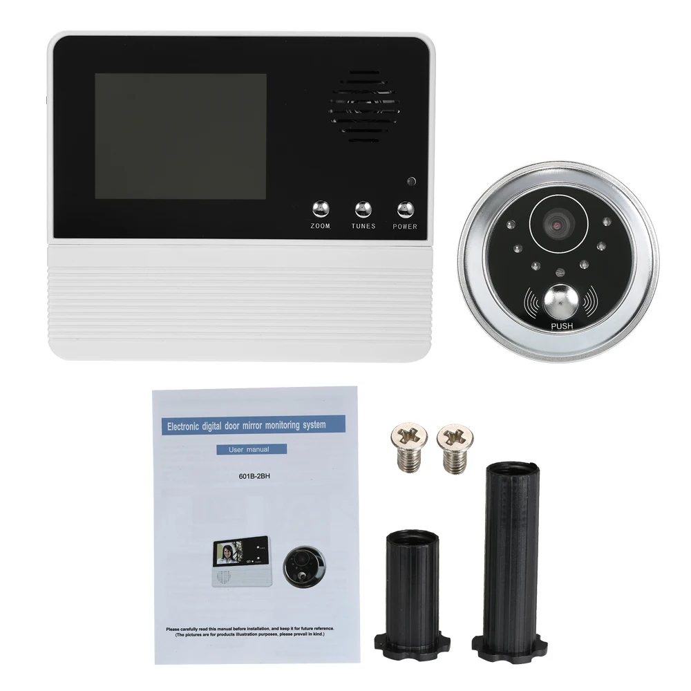 2," TFT ЖК-экран цифровой глазок камера Дверной монитор электронный цифровой дверной мониторинг для домашней безопасности дверной Звонок