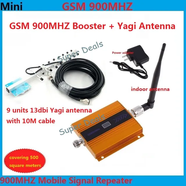 LCD Display !!! GSM 900Mhz Mobile Phone Signal Booster