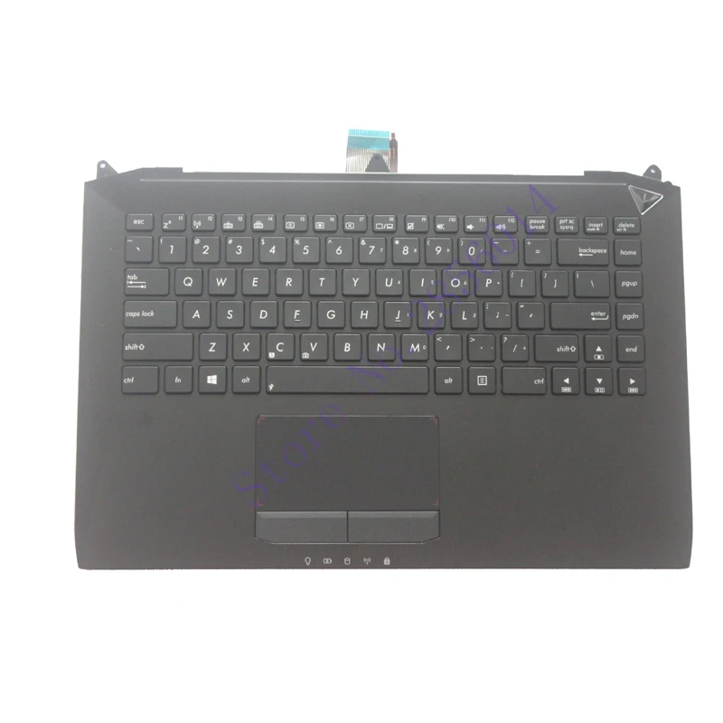 

US Laptop Keyboard For ASUS G46 G46V G46VW English black With backlight notebook keyboard Palmrest