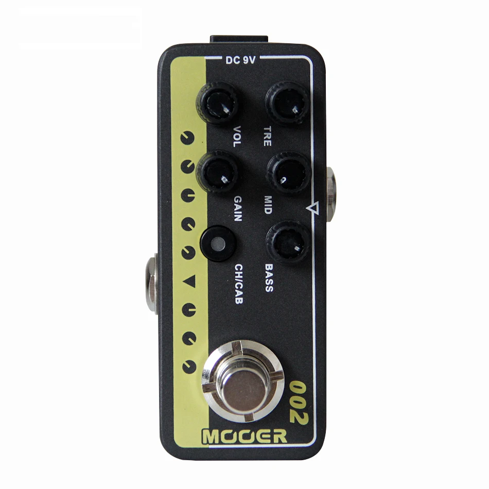 Mooer 002 UK Gold 900 Micro предусилитель для гитары педаль высокого качества двухканальный гитары педаль эффектов аксессуары для гитары