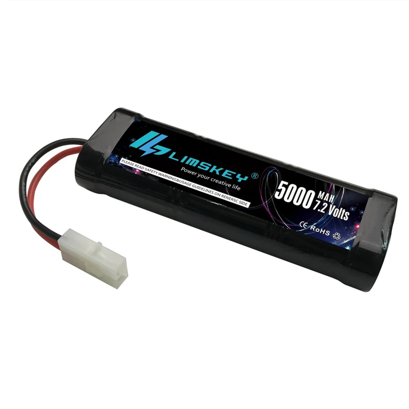 RC بطارية ألعاب 7.2 V 5000 mAh متولى حسن البطارية مع طامية التفريغ موصل Kep-2p التوصيل ل RC سيارات سباق قوارب خارج الطريق السيارة