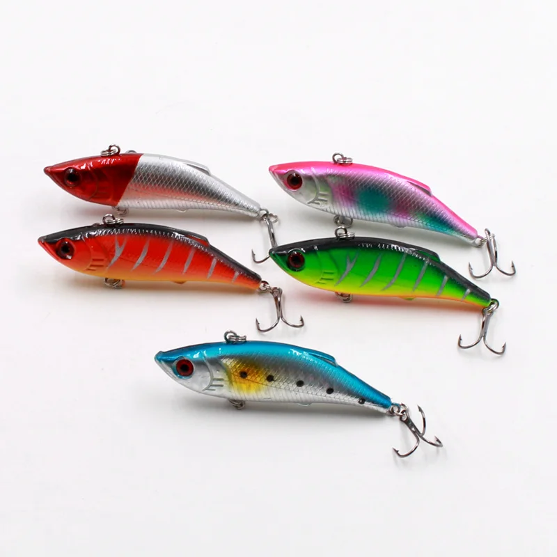 1Pcs font b 3D b font font b glasses b font VIB Hard Baits 7 5cm