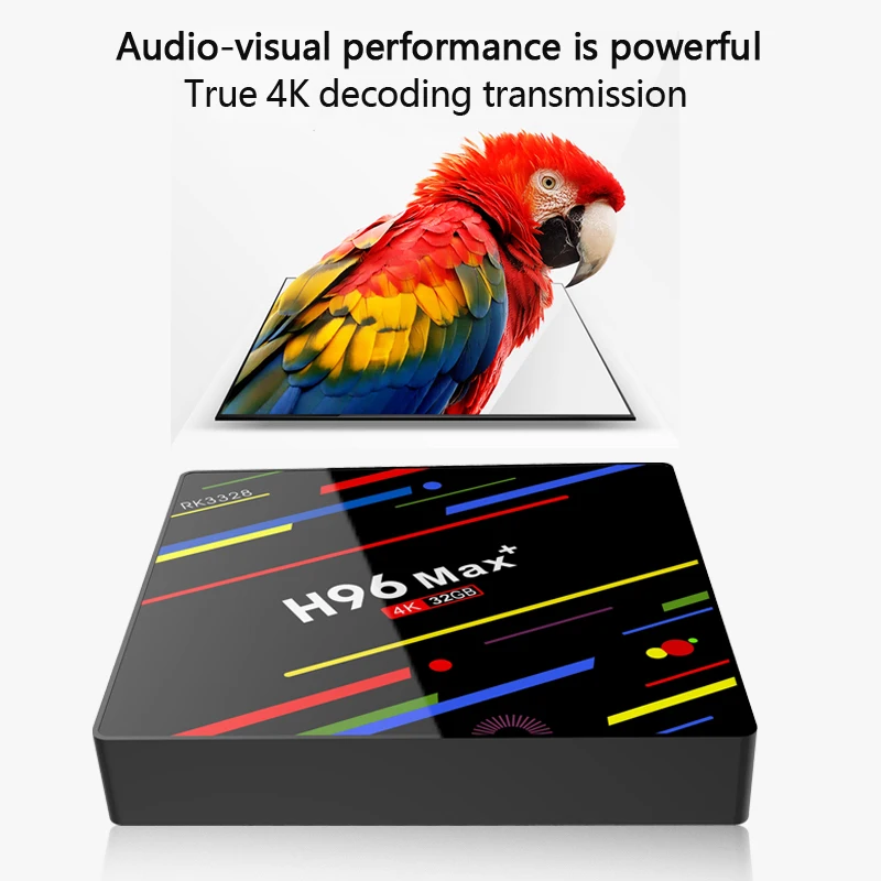 Android TV Box H96 Max+ RK3328 Quad Core Android 8.1 4GB/32GB H.265 HDR10 2.4G Wifi USB3.0 4K Set-top Box media player h96 pro
