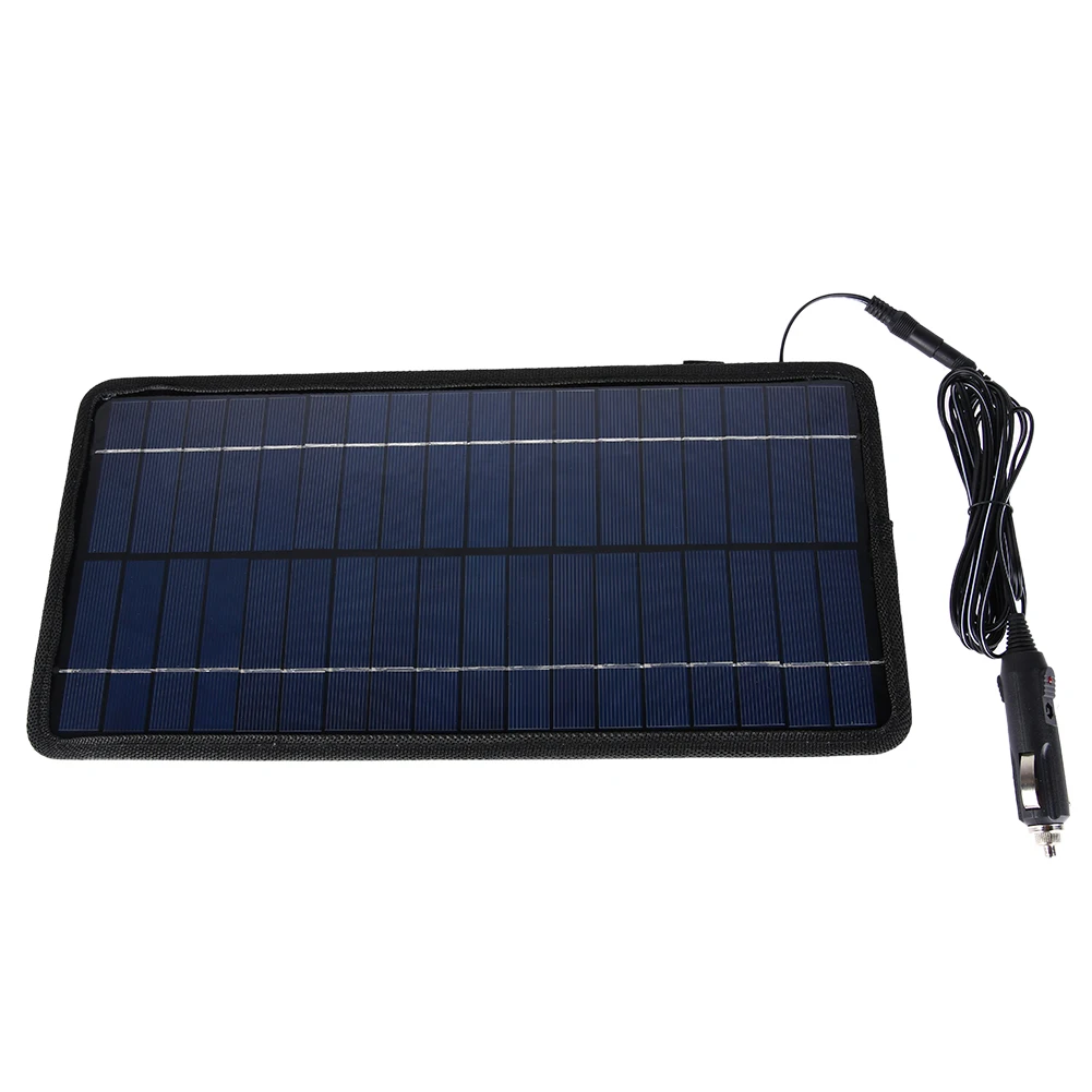 

12V 8.5W Monocrystalline Silicon Solar Panel Portable Solar Panel Battery Charger Solar Charger for Car Boat campers motorcycle