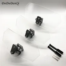 Motorcycle Windshield Airflow Adjustable Windscreen Extension Wind Deflector Unversal Decals For BMW KTM Puig Honda yamaha universal motorcycle windshield airflow adjustable windscreen extension deflector windshield spoiler small