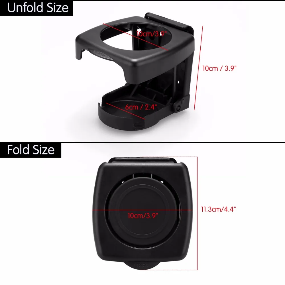 Onever автомобильный подстаканник Складная бутылочка для напитков подстаканники подставка для канистра бутылка черный серый