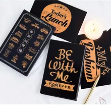 МО. карты лучшая поздравительная открытка с буквенным принтом бумажная Закладка 1 лот = 1 упаковка = 30 шт