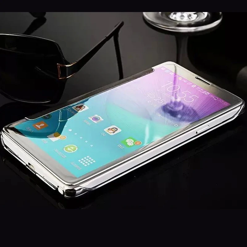 Luxury Smart Flip phone cover For Samsung Galaxy Note 5 N9200