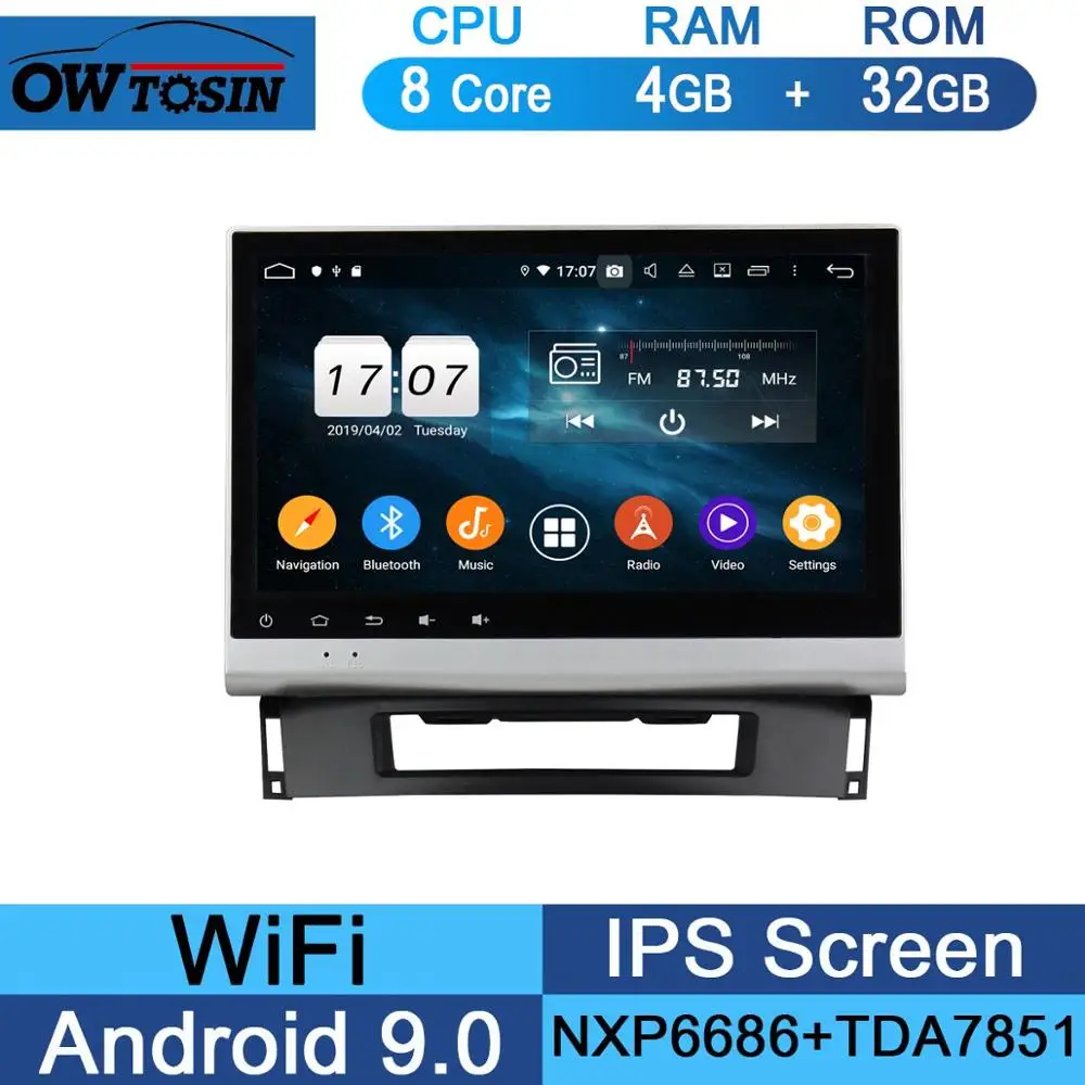 32G 10," ips 8 ядерный 4 Гб ram+ 64 Гб rom Android 9,0 Автомобильный DVD радио плеер gps для Opel Astra J 2011 2012 2013 CD300 CD400 DSP CarPlay - Цвет: 32G