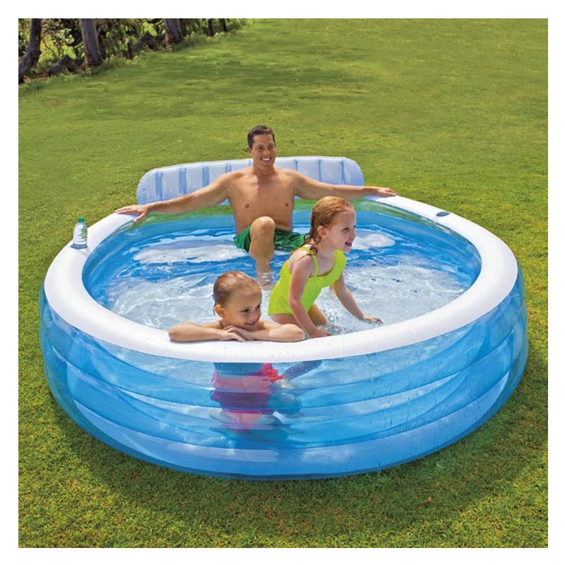 round inflatable pool