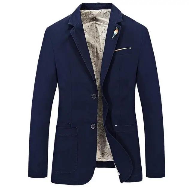 2019 New Style fashion men casual Blazer men's cotton suit Jacket Men's