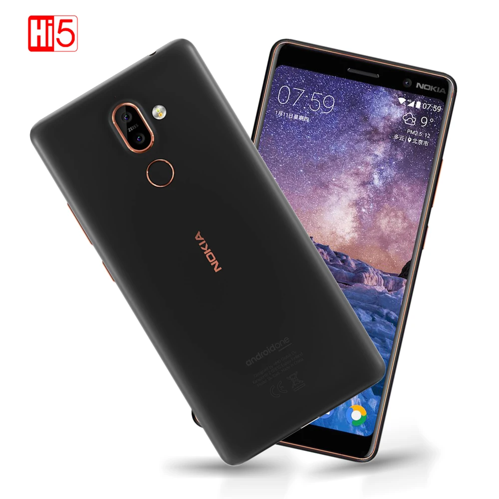 Nokia 7 Plus 2018 Android 8.0 ROM 64G Snapdragon 660 Octa core 6.0'' Display 3800mAh Bluetooth 5.0 Mobile phone Global firmware